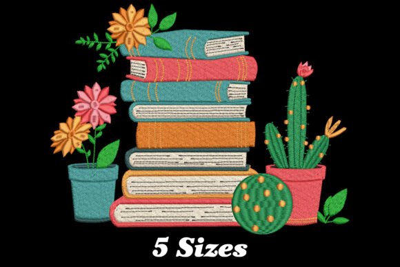 Cactus Flower Book: A Trendy Embroidery Design