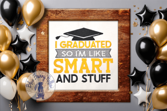 Celebrate Graduation with I Graduated Embroidery