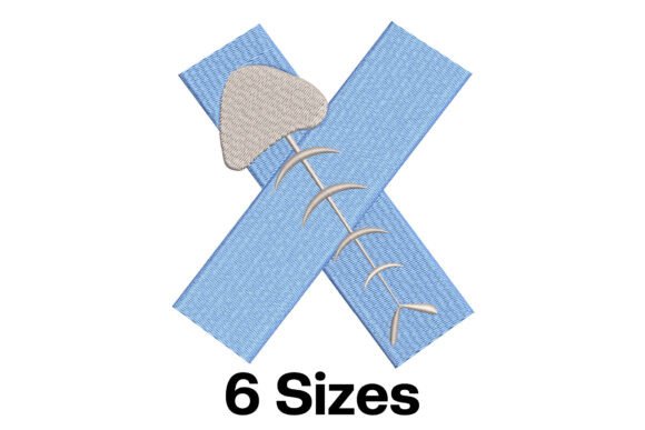 Charming Funny X-Ray Fish Alphabet Letter X
